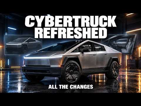 Cover image for Cybertruck Refresh Changes Boost Efficiency & Quiet