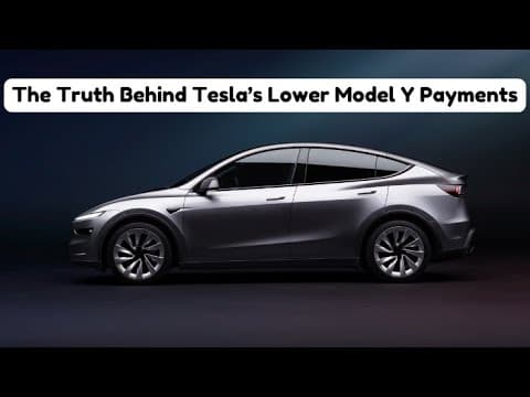 The Truth Behind Tesla's Lower Model Y Lease Payments