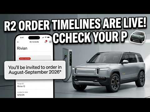 Cover image for Rivian R2 Order Timelines Now Live in App