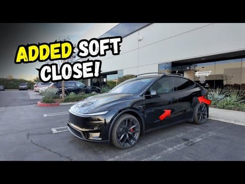 Tesla Model Y Soft Close Doors Install: Luxury Upgrade at Hansshow Santa Ana featured image