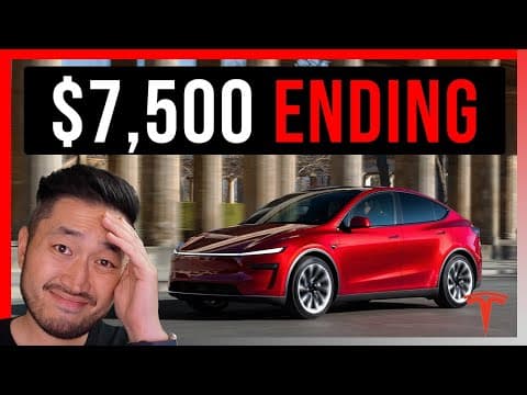 Urgent Tesla Update: $7,500 Tax Credit Could End Sooner Than Expected
