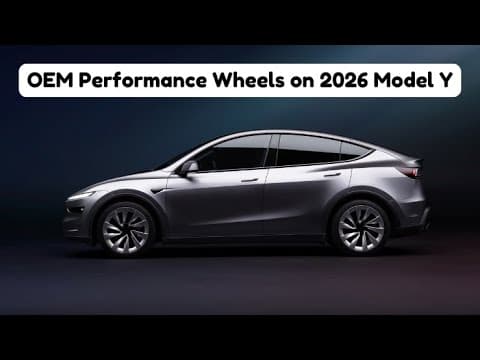 Model Y Juniper OEM Wheels & Must-Have Tesla Accessories