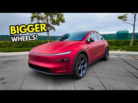 Upgrading My Tesla Model Y with Insane 21-Inch Rims at Unplugged Performance