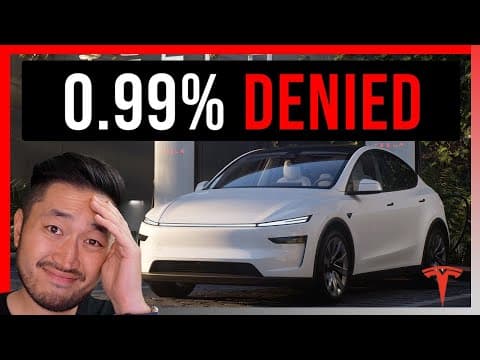 Tesla 0.99% Financing Denied: Why & How to Fix featured image