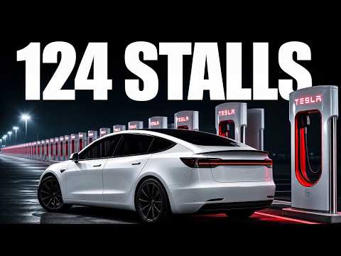 Cover image for 124 Stall Tesla Supercharger San Francisco Set to Open