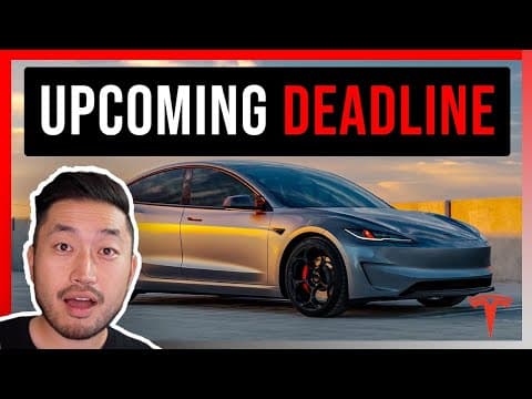 Tesla Tax Credit Deadline: Will the $7,500 Incentive End Soon?