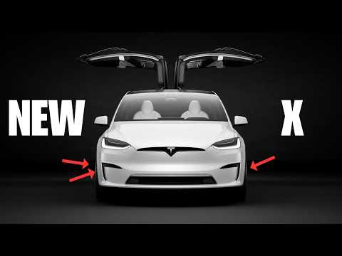 Tesla Model X Refresh: New Color, Rims, and Front Bumper Cam Spotted!