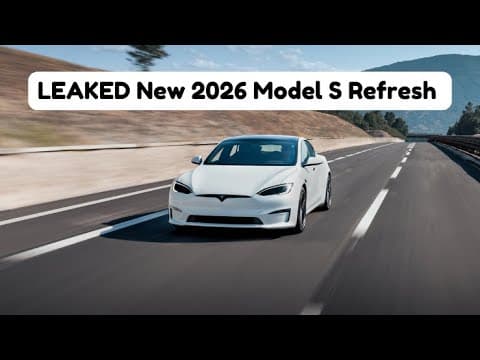 New Model S Leak Confirms Underwhelming Features
