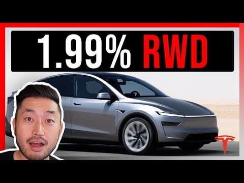 Tesla Model Y Rear-Wheel Drive: 1.99% Financing Now Available!