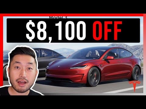 Massive Tesla Model 3 Performance Discounts: Up to $8,000 Off!