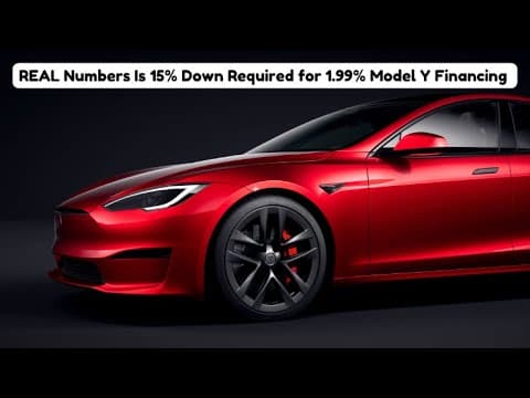 Tesla Model Y Financing: Real Numbers and 1.99% Rate Breakdown