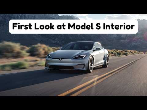 First Look at the 2026 Tesla Model S Refresh Interior and Menus