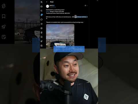 Cover image for Tesla Model Y Police Vehicle Saves $64k Over 5 Years
