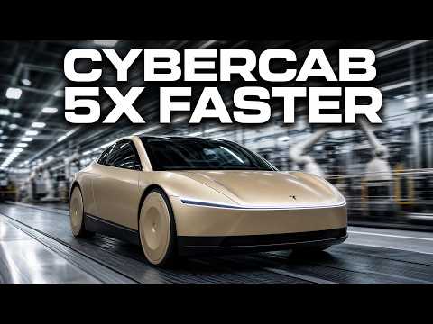 Cover image for Cybercab Production 5x Faster Than Traditional Methods