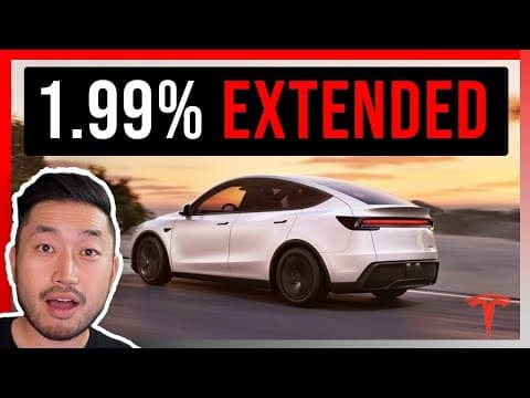 Tesla Extends 1.99% Financing on Model Y: Best Deals and Updates