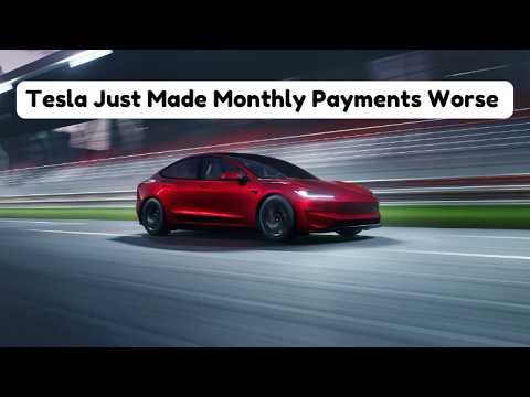 Tesla's New Lease Terms: Higher Down Payments for Model 3 and Y