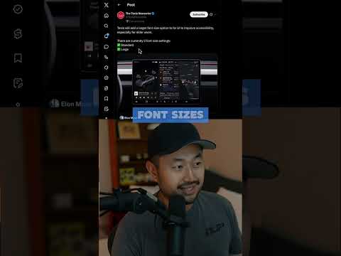 Tesla UI Larger Text Update: Bigger Fonts Coming featured image