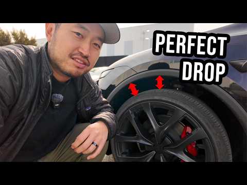 Lowering My Tesla Model Y Performance: Unplugged Performance Springs Install & Test Drive featured image