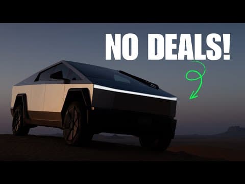 Why No Deals on Cybertrucks, Model S, or Model X? Here's the Real Reason featured image