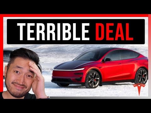 The New Model Y is a TERRIBLE Deal (Lease)