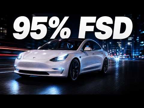 Cover image for Tesla FSD Uber Driver Hits 95% Usage With Safety Score Jump