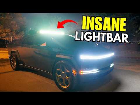 Illuminating the Night: Unplugged Performance Light Bar on My Tesla Cybertruck