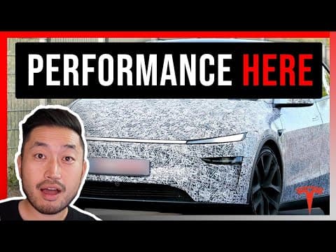 Tesla Model Y Performance Spotted: Key Differences and Updates