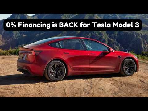 Tesla Model 3 0% Financing is Back – Act Fast!