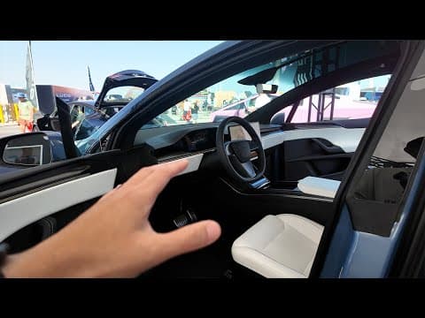 Exploring the Updated Tesla Model X Plaid: New Features and Small Refreshes