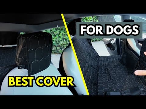 Upgrading Our Tesla Model Y Back Seat Protector for Dogs