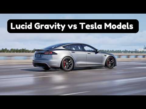 Lucid Gravity vs Tesla Models: Charging Speed and Interior Comparison