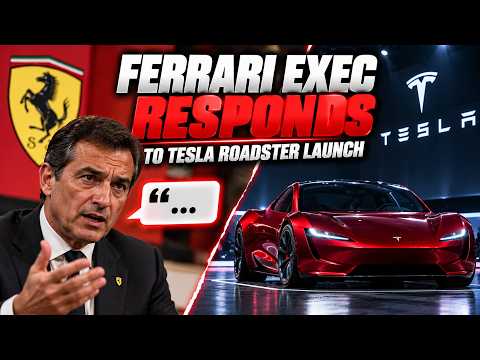 Cover image for Ferrari Exec Tesla Roadster Praise at Launch