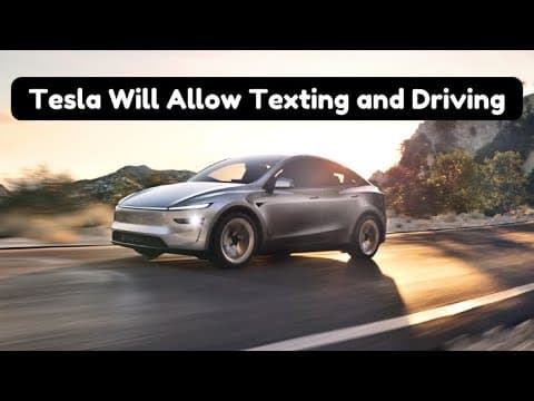 Tesla's Bold Move: Allowing Texting and Driving on Full Self-Driving featured image