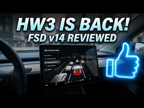 Cover image for HW3 FSD v14 First Reviews: Smoother Driving on Old Hardware