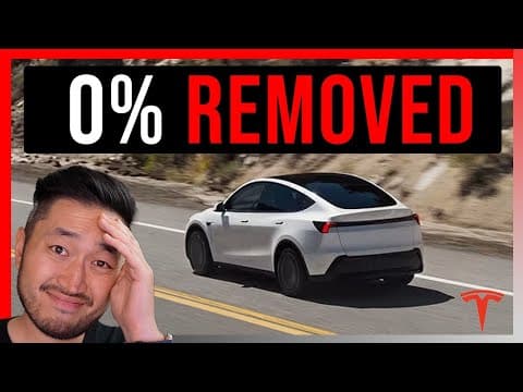 Tesla Model Y AWD Loses 0% Financing Offer featured image
