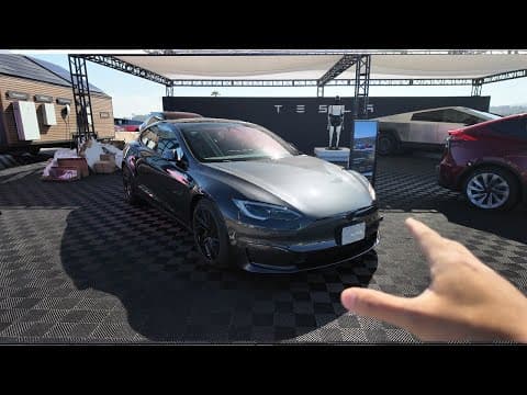 First Look at the Refreshed Tesla Model S at Electrify Expo
