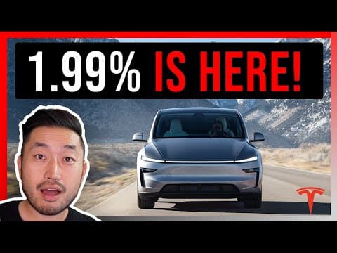 Tesla Model Y Juniper Gets 1.99% APR Financing: Is This the Deal You’ve Been Waiting For?