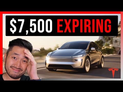 End of $7,500 EV Tax Credit? Tesla Updates & More