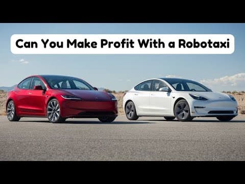 Is Tesla Robo Taxi Profitable? Crunching the Numbers