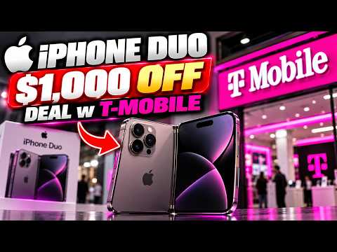 Cover image for iPhone Duo T-Mobile Deal: $1000 Off for New Customers