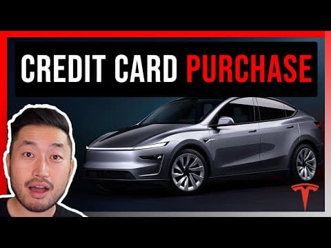 How to Use Credit Cards for Tesla Down Payments and Maximize Points