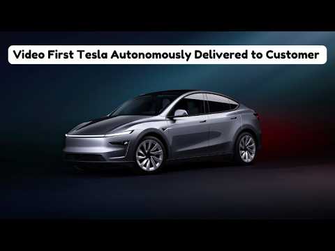 Tesla's First Autonomous Delivery: A Glimpse into the Future