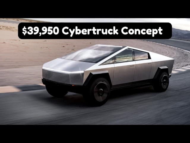 The $39,000 Cybertruck Concept: Worth It?