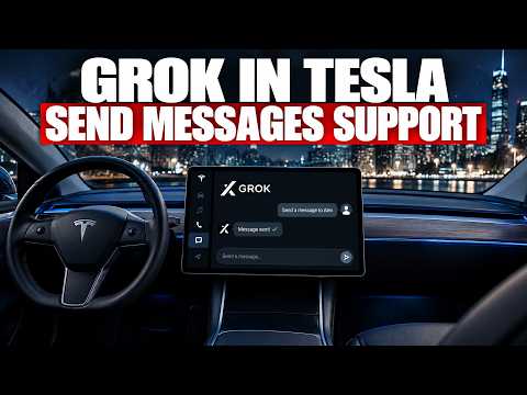 Cover image for Grok Tesla Send Text Messages Now in Update