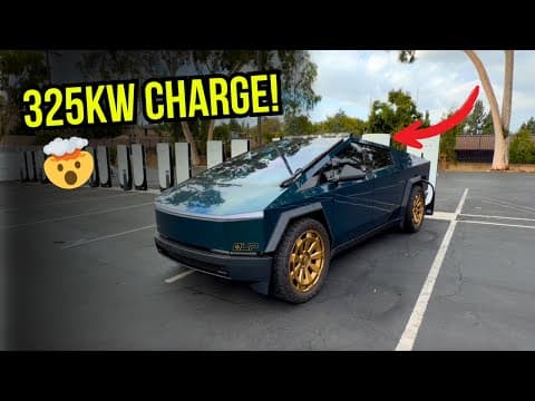 Testing Tesla's 325 kW Supercharger: Quick Charge on a Cybertruck featured image