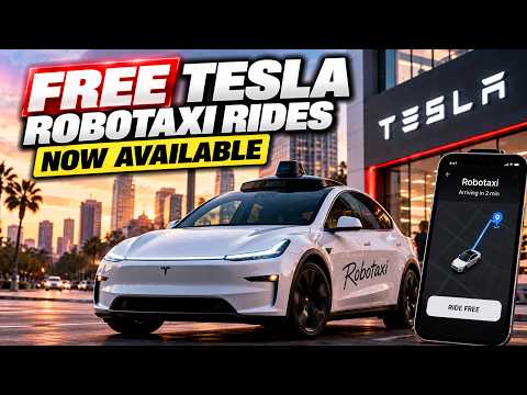 Cover image for Free Tesla Robotaxi Rides Now Available