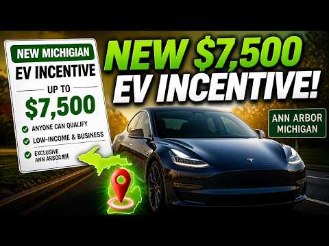 Cover image for Ann Arbor Michigan EV Incentive Up to $7,500